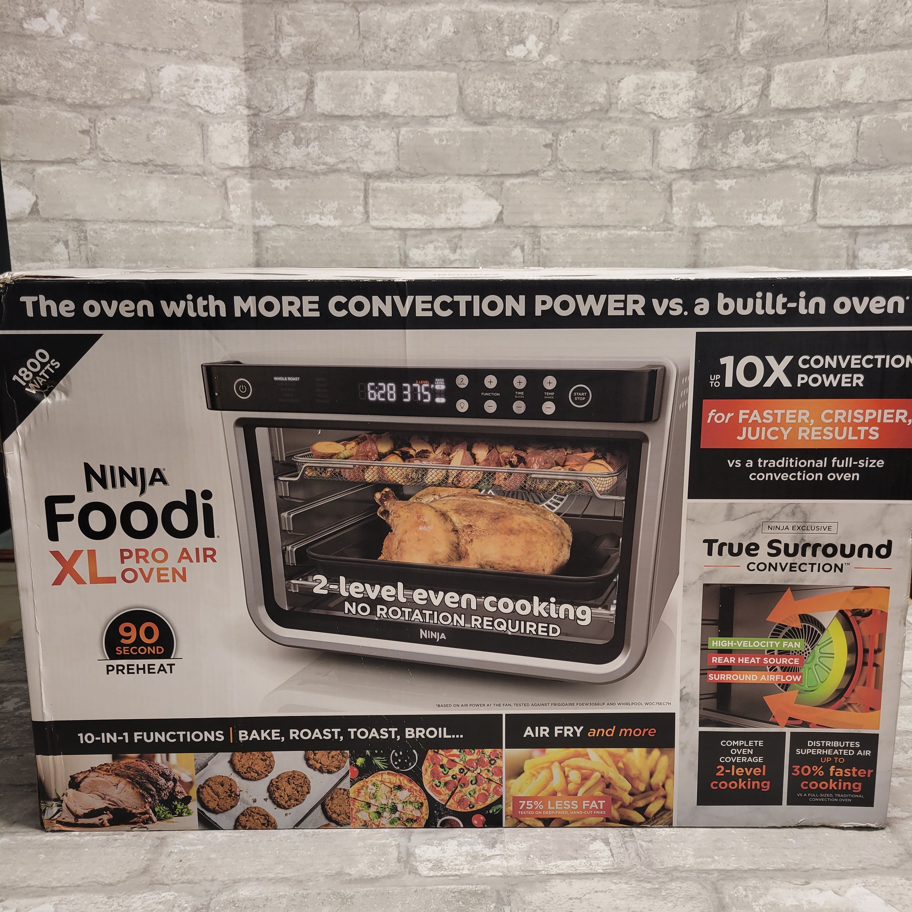 NINJA DT201 Foodi 10-in-1 XL Pro Air Fry Digital Countertop Convection Toaster (8032916209902)